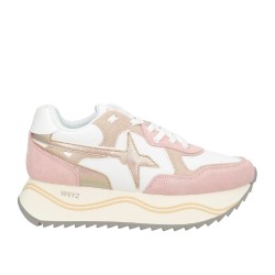 W6YZ Just Say Wizz 2M36 DEVA W Sneakers Donna Platform Cipria White Orange