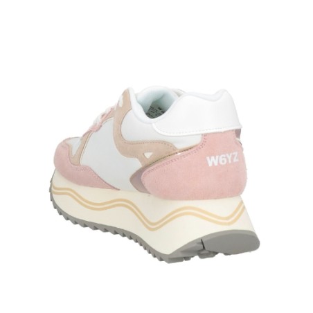 W6YZ Just Say Wizz 2M36 DEVA W Sneakers Donna Platform Cipria White Orange