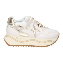 W6YZ Just Say Wizz 1N24 DEVA W Sneakers Donna Platform con Accessorio White Orange Fluo