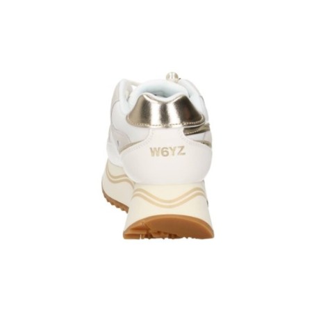 W6YZ Just Say Wizz 1N24 DEVA W Sneakers Donna Platform con Accessorio White Orange Fluo