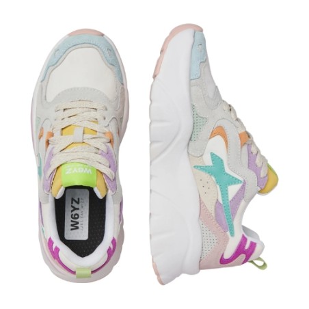 W6YZ Just Say Wizz 2C62 MIA W Sneakers Donna Celeste White Light Green