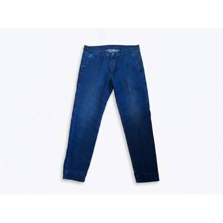 GC LUXURY MONTENEGRO Jeans Uomo America Fit Slim Capri Blu