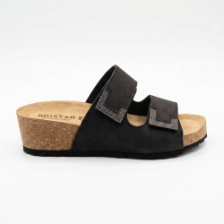 Biostar 17 5002 Ciabatte Donna Con Doppia Fascia Regolabile Nero