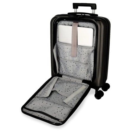 MOVOM 5351221 DAYTON Trolley in Abs 55cm Nero