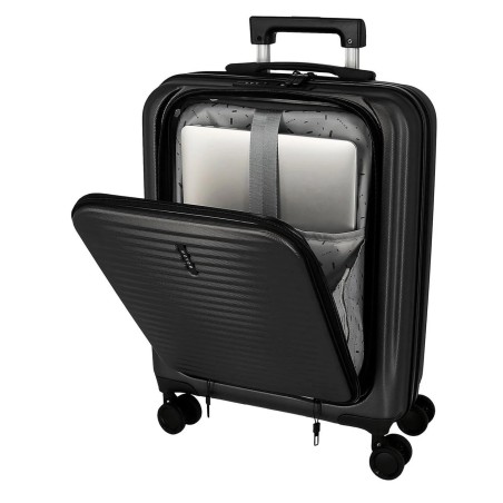 MOVOM 5351221 DAYTON Trolley in Abs 55cm Nero
