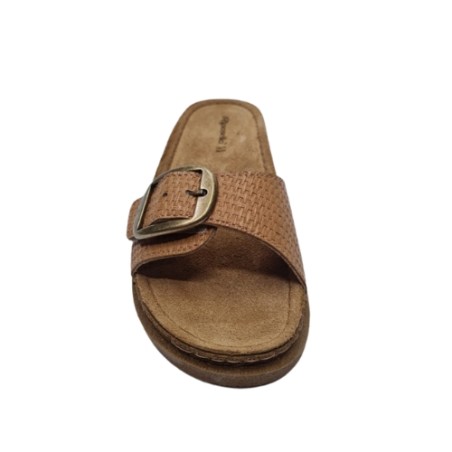 Riposella LISA E WC00BX Ciabatta Donna con Fascia Regolabile Cuoio
