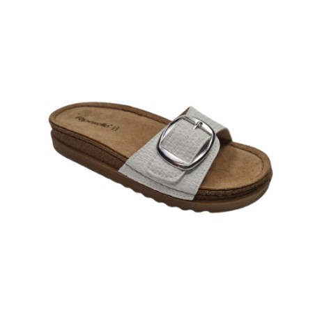 Riposella LISA E WC00BX Ciabatta Donna con Fascia Regolabile White