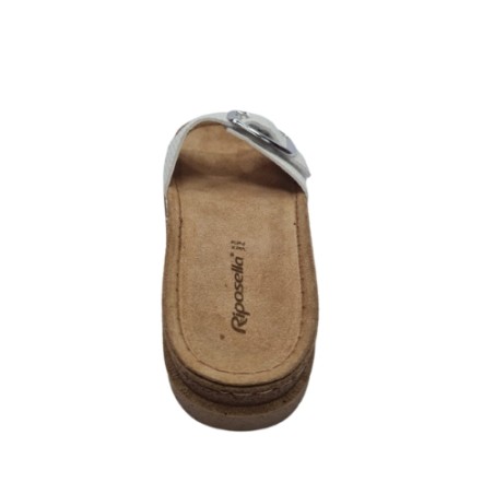Riposella LISA E WC00BX Ciabatta Donna con Fascia Regolabile White