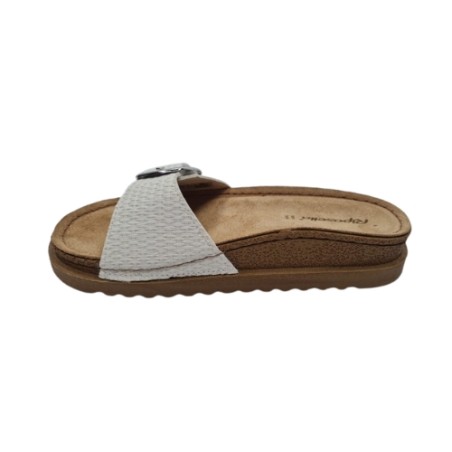 Riposella LISA E WC00BX Ciabatta Donna con Fascia Regolabile White