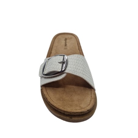 Riposella LISA E WC00BX Ciabatta Donna con Fascia Regolabile White