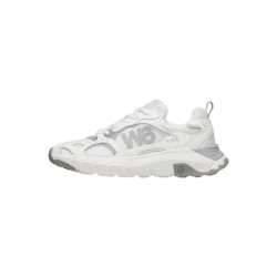 W6YZ 0N06 MARK-M Sneaker Uomo Stringate in Vero Camoscio Off White