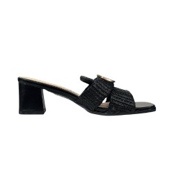 Renato Balestra OU003 Sandali Donna Con Tacco Medio Black