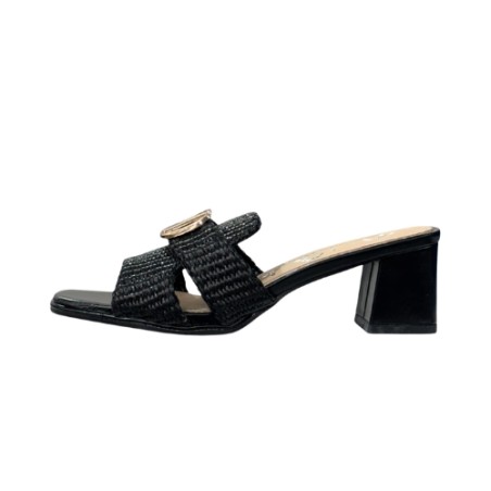 Renato Balestra OU003 Sandali Donna Con Tacco Medio Black