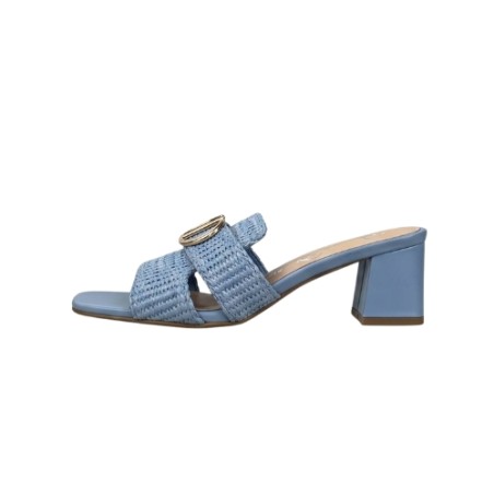 Renato Balestra OU003 Sandali Donna Con Tacco Medio Blu