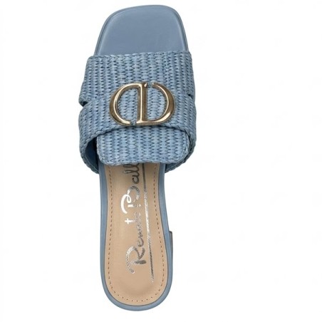 Renato Balestra OU003 Sandali Donna Con Tacco Medio Blu