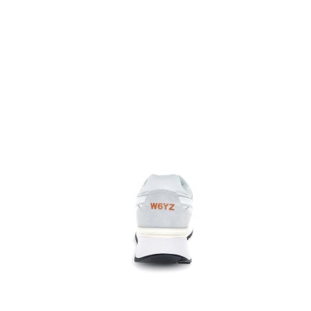 W6YZ 0N07 Just Say Wizz YAK-M Sneaker Uomo Stringate Pelle Nylon White