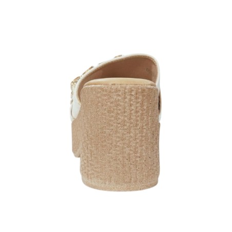 Renato Balestra OU031 Sandali Donna Con Tacco e Plateau Beige