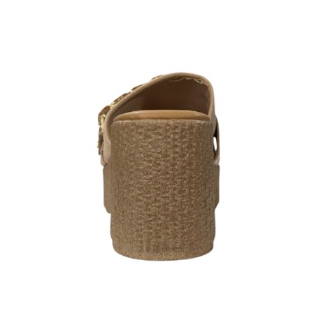 Renato Balestra OU031 Sandali Donna Con Tacco e Plateau Khaki