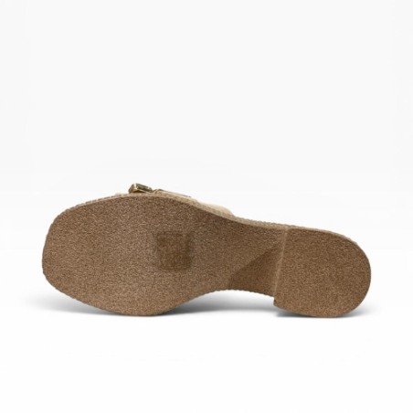 Renato Balestra OU031 Sandali Donna Con Tacco e Plateau Khaki