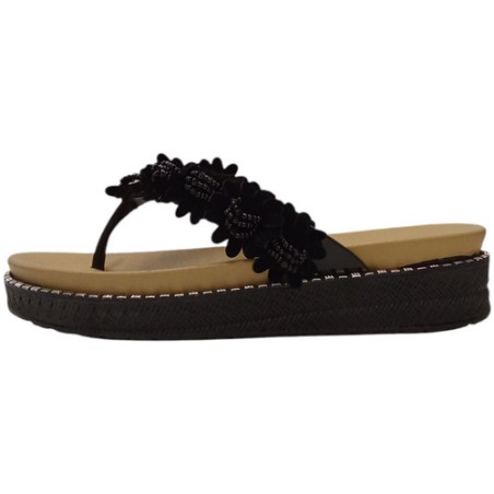Solo Soprani SSW519N35 LOIRA Ciabatta Donna Infradito Nero