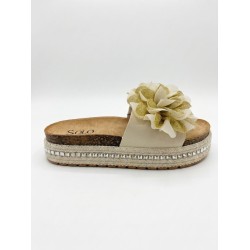 Solo Soprani SBW619N22 DONA Ciabatta Donna Con Accessorio Beige