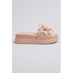 Solo Soprani SSW619N17 FLOWERS Ciabatta Donna Con Accessorio Nude