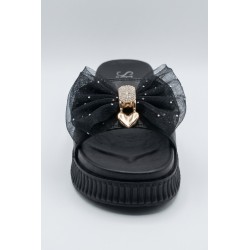 Solo Soprani SSW619N06 TATIANA Ciabatta Donna Con Accessorio Nero 2