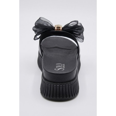 Solo Soprani SSW619N06 TATIANA Ciabatta Donna Con Accessorio Nero