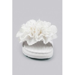 Solo Soprani SSW619N32 FRU FRU Ciabatta Donna Con Accessorio Bianco 2