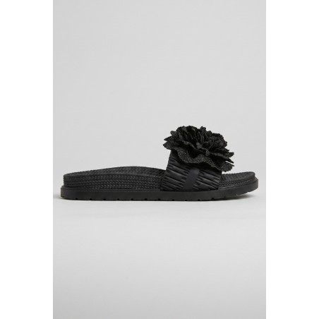 Solo Soprani SSW619N32 FRU FRU Ciabatta Donna Con Accessorio Nero