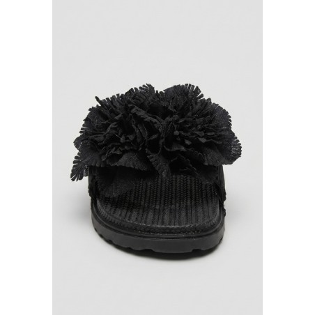 Solo Soprani SSW619N32 FRU FRU Ciabatta Donna Con Accessorio Nero