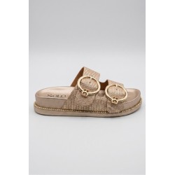 Solo Soprani SSW619N09 RUNA Ciabatta Donna Doppia Fascia Regolabile Bronzo