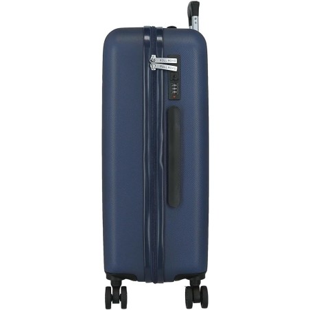 Roll Road FORMENTERA 5399325 Trolley Grande 75X52X27 cm 4 Ruote Rigido Blu Marino Navy