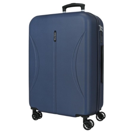 Roll Road FORMENTERA 5399225 Trolley Medio 65X46X24 cm 4 Ruote Rigido Blu Marino Navy