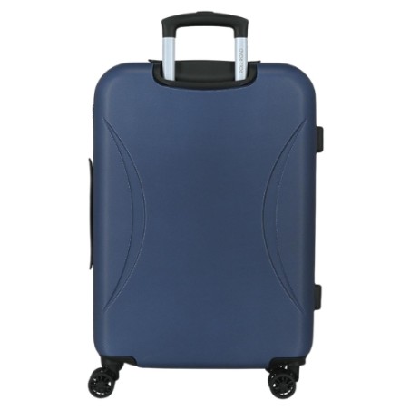 Roll Road FORMENTERA 5399225 Trolley Medio 65X46X24 cm 4 Ruote Rigido Blu Marino Navy