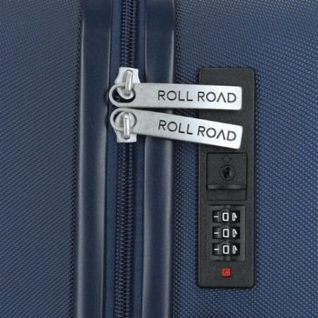 Roll Road FORMENTERA 5399225 Trolley Medio 65X46X24 cm 4 Ruote Rigido Blu Marino Navy