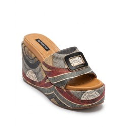 Gattinoni PEGAH6344WEDB20 ASHFORD WEDGE Sandalo Con Zeppa Planetarium Classic Nero 2