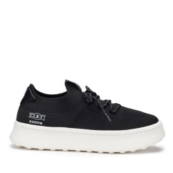 CULT BLACKSTAR 4498 LOW Sneaker Uomo in Nylon Tessuto Tecnico Black