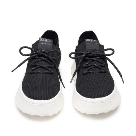 CULT BLACKSTAR 4498 LOW Sneaker Uomo in Nylon Tessuto Tecnico Black