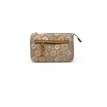 Gattinoni BINTD8391WZTTR3 TEOD.DAILY CROSSBODY Donna Con Doppia Cerniera Travertino