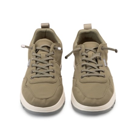 Docksteps JOURNEY LACE 7461 Scarpe Uomo Mocassino Nylon Laccio Elastico Military Green