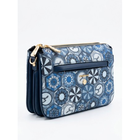 Gattinoni BINTD8391WZTLA9 TEOD.DAILY CROSSBODY Donna Con Doppia Cerniera Lapislazzuli