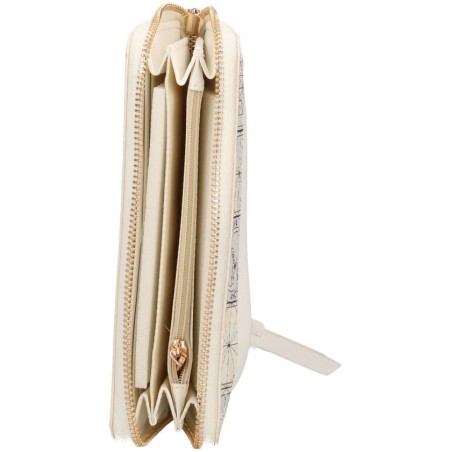 Gattinoni TEODOSIA BINTD8007WZT877 Portafogli Donna Zip Alabaster
