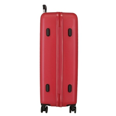 Roll Road FORMENTERA 5399227 Trolley Medio 65X46X24 cm 4 Ruote Rigido Rosso Granate