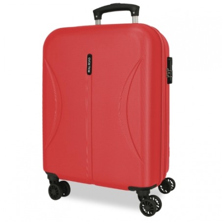 Roll Road FORMENTERA 5399127 Trolley Cabina 55X38X20 cm 4 Ruote Rigido Rosso Granate