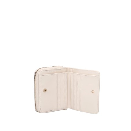 Gattinoni BINDN8418WVP804 Teodosia S Denise Soft Zip Wallet Donna Milk