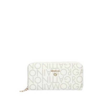 Gattinoni CHARLIE WEN4C8532WVP802 Zip Wallet  Portafogli L.Donna Off White