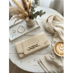 Gattinoni LESLIE WEN268758WWI802 Pochette Portafoglio Donna Off White