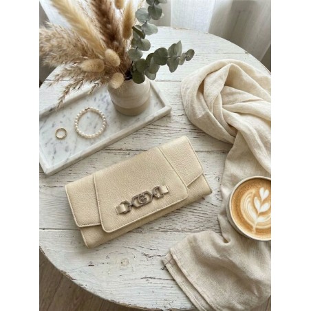 Gattinoni LESLIE WEN268758WWI802 Pochette Portafoglio Donna Off White