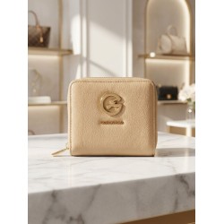 Gattinoni BINDN8418WVP517 Teodosia S Denise Soft Zip Wallet Donna Natural